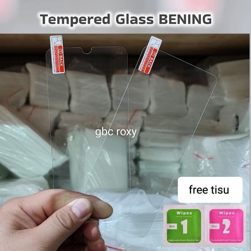 PERSAMAAN TG TEMPERED GLASS ANTI GORES KACA BENING UNIVERSAL XIAOMI