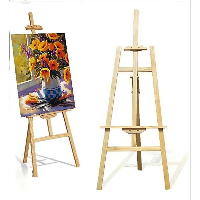 

HJK Easel Wooden Frame Lukis Foto Wedding Stand Kayu