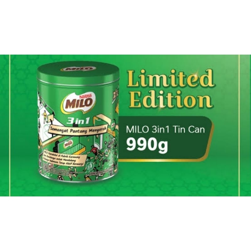 

Milo 3in1 Limited Edition Uk 990 gr