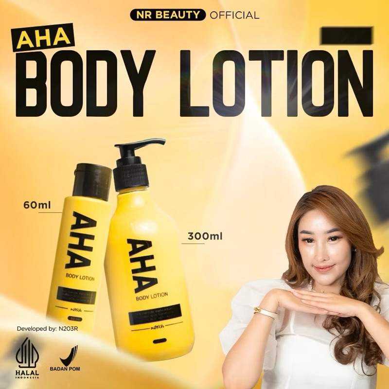 AHA Body Lotion Whitening NR Beauty