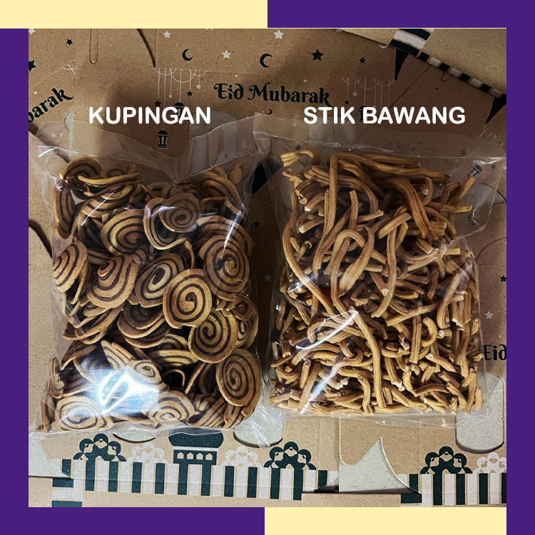 

[300gram] Jajanan Kilo - Snack Kiloan Kupingan - Jajan Lebaran - Stik Bawang