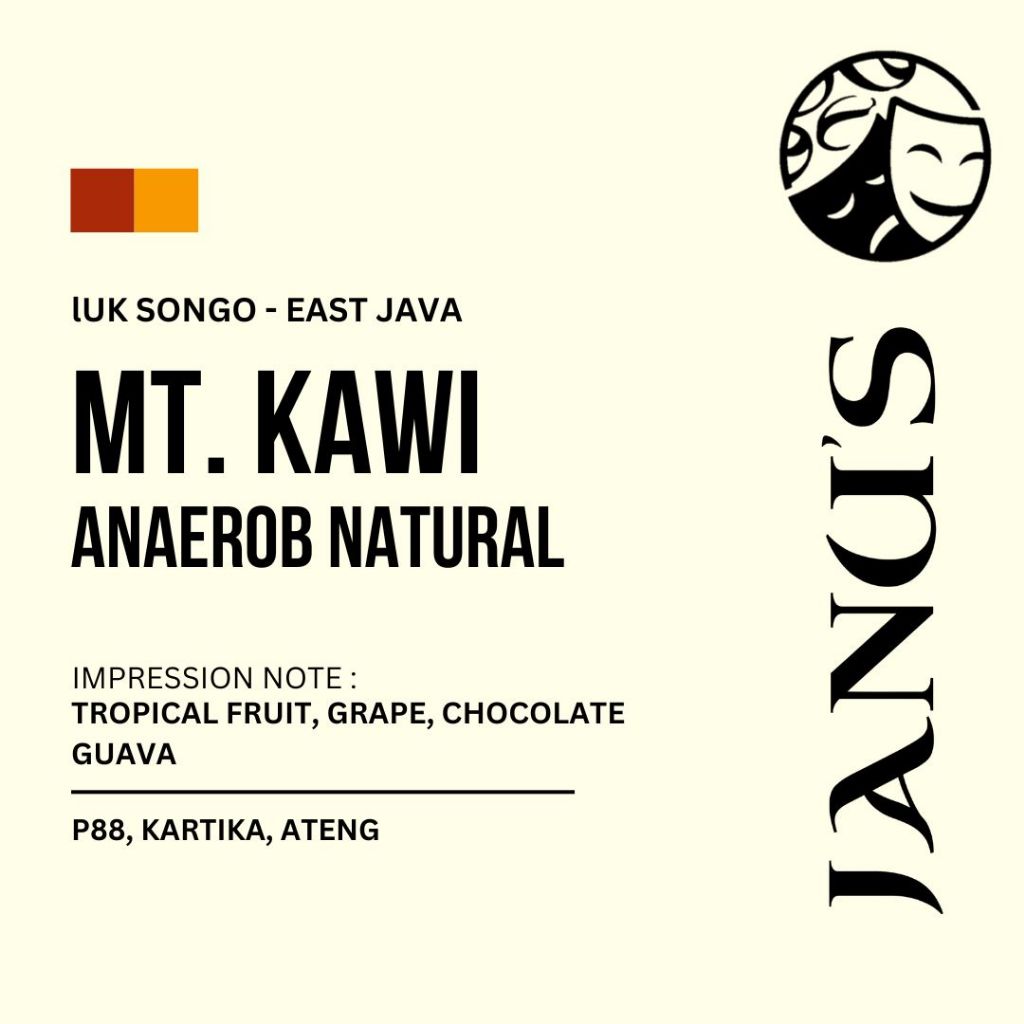 

Roasted Beans Arabica - Mt Kawi Anaerobic Natural
