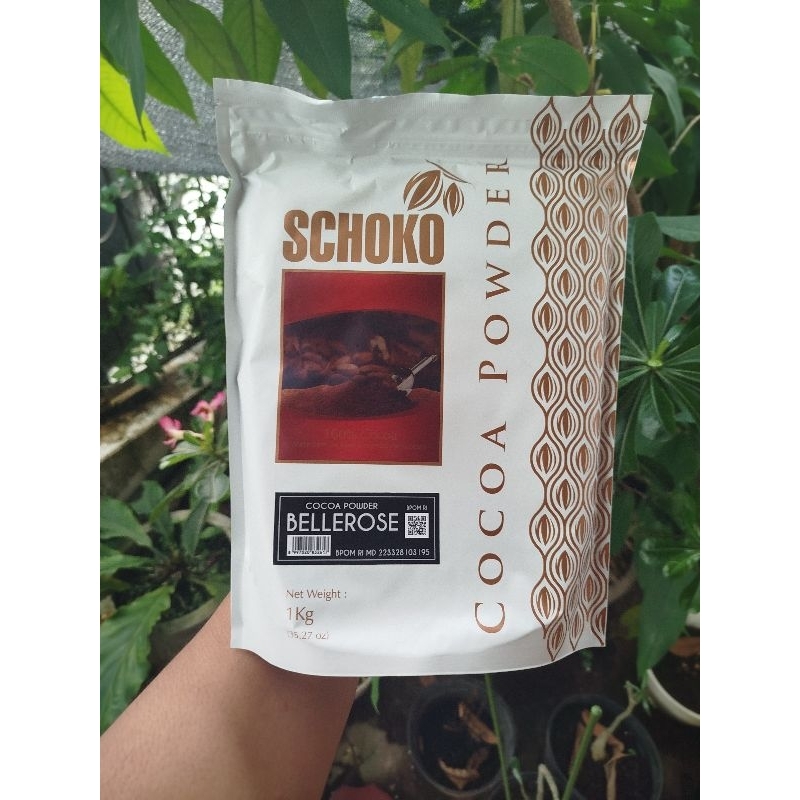 

Schoko Cocoa Powder Belle Rose High Fat 20/22 Kemasan 1kg
