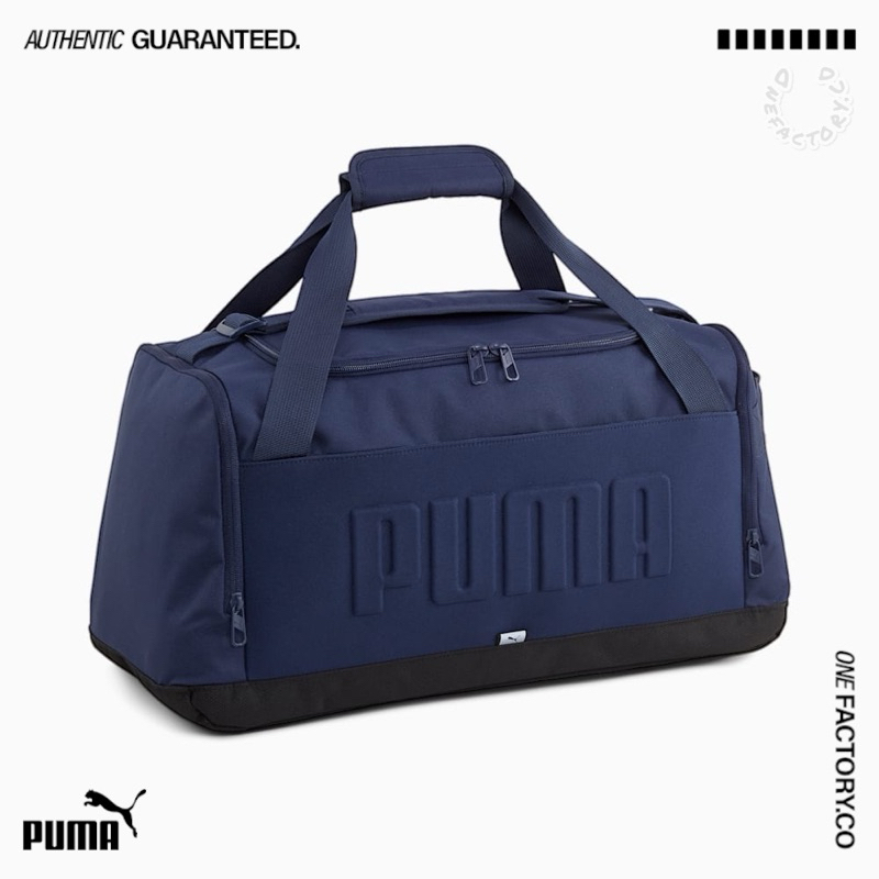 Tas Travel Gym Puma S Sport Bag Navy 100%Original