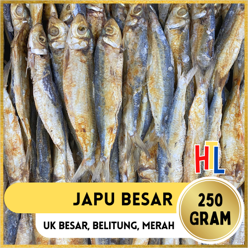 

Ikan Asin Japu Besar | Japu Belitung Super 250g