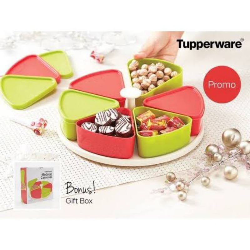 NEW // Modular Carousel tupperware ori