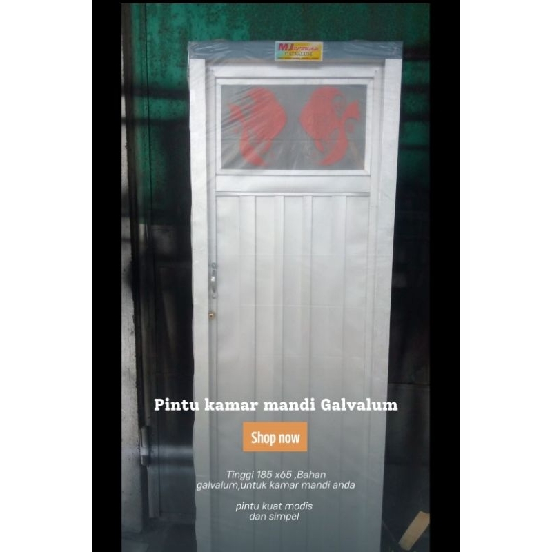 pintu galvalum kamar mandi