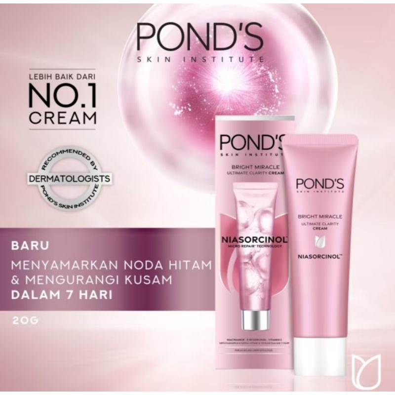 ❤ FATAYA ❤ PONDS CREAM PINK SIANG MALAM NIASORCINOL || ponds brightening ultimate