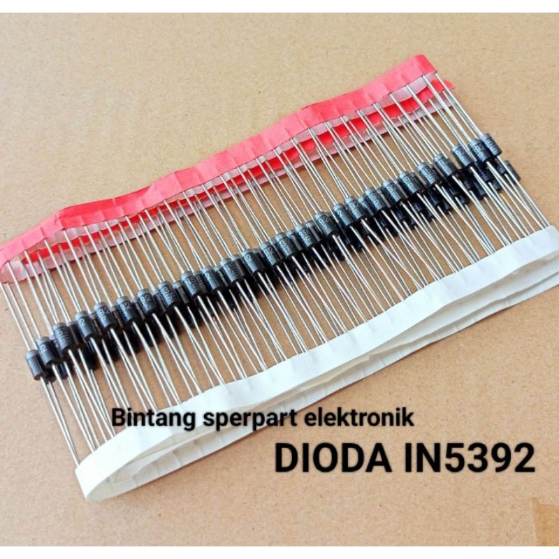 (1 BUAH) DIODA IN5392 2A DIODA 1N5392 2 AMPERE DIODA IN 5392 DIODA 2A IN5392 DIODA 2A 1N5392