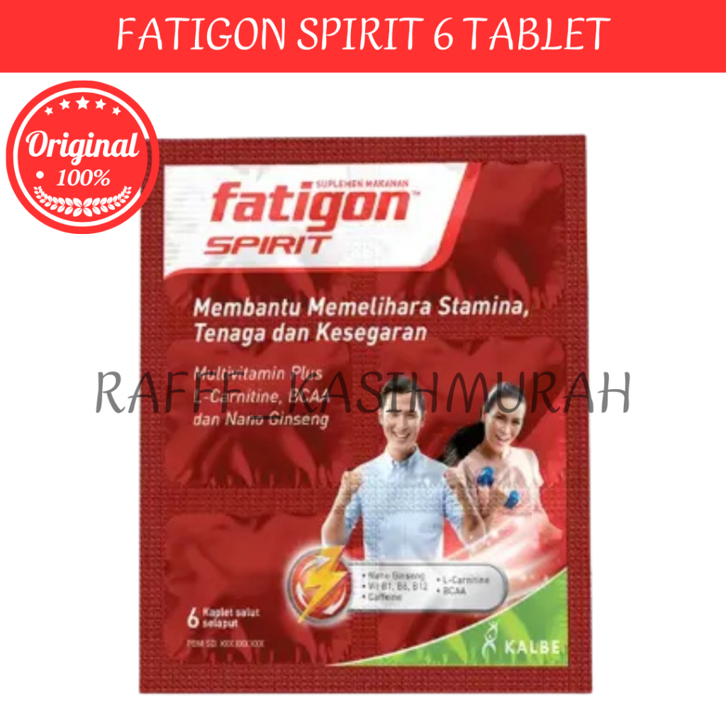 FATIGON SPIRIT NEW 6 TABLET