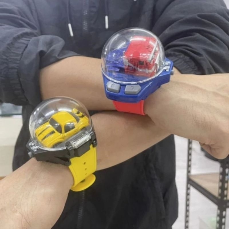 Hasbro Transformers Remote Control Jam Tangan Optimus Prime Bumble Bee