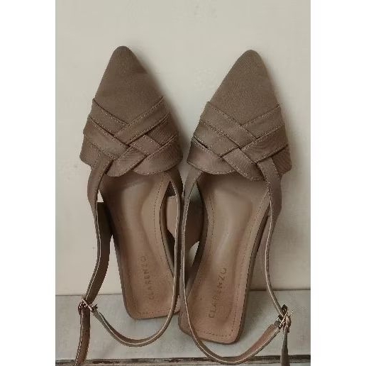 Preloved Sendal Wanita Clarenzo Mocha