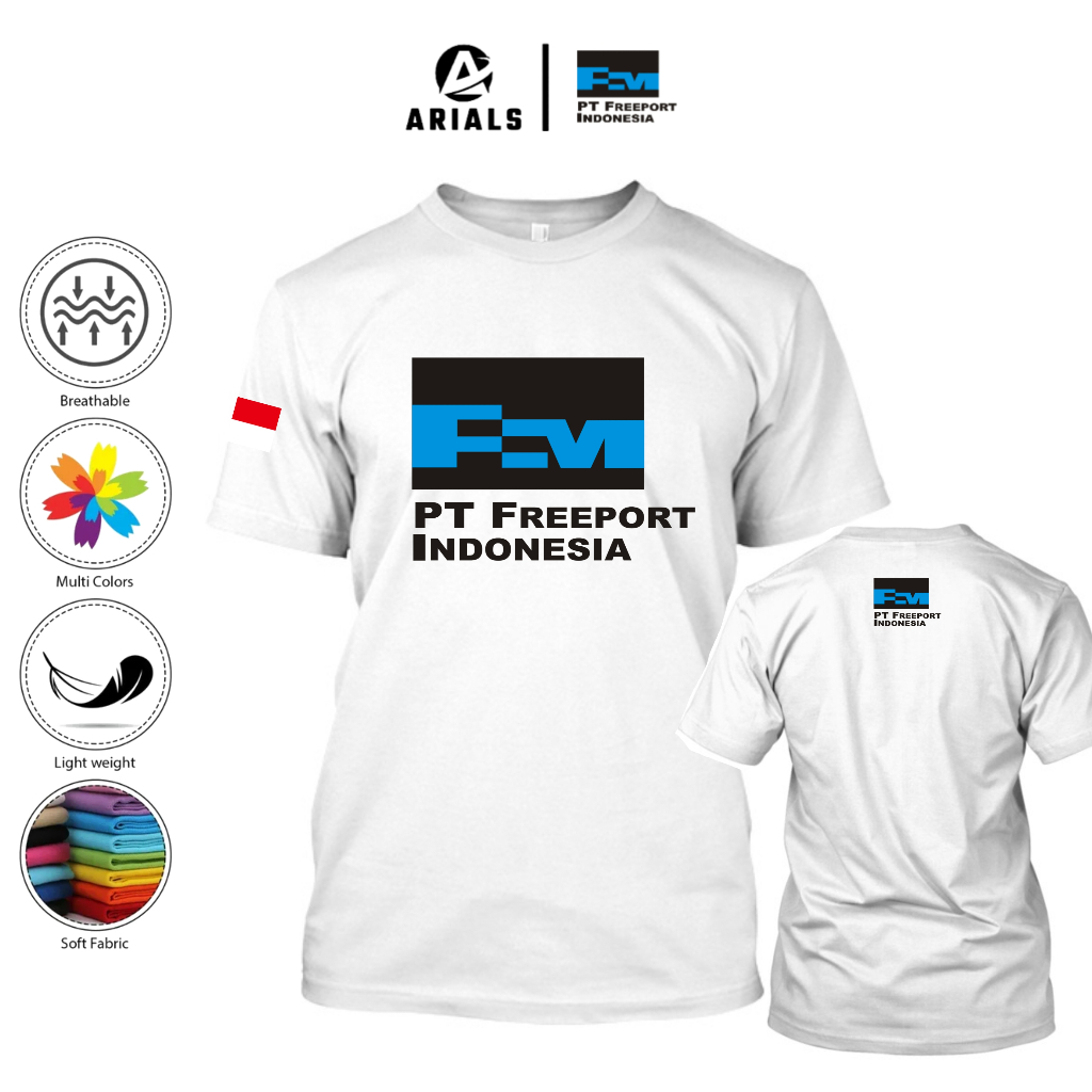Arials Kaos Baju PT. Freeport Indonesia