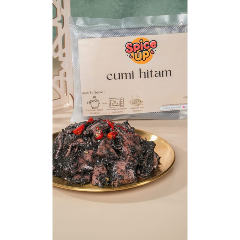 

LAUK CUMI HITAM SIAP SAJI SPICE UP