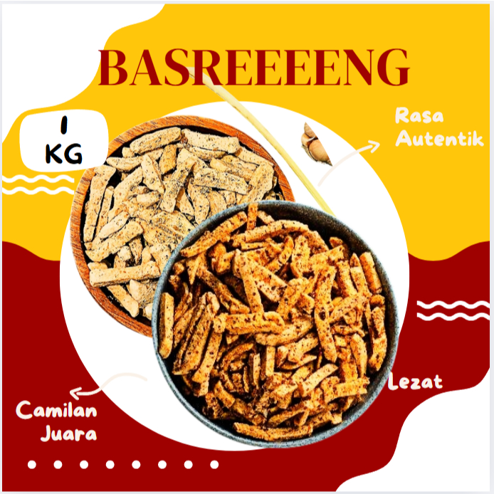 

Basreng stik pedas lumer bumbu aroma daun jeruk isi 1kg