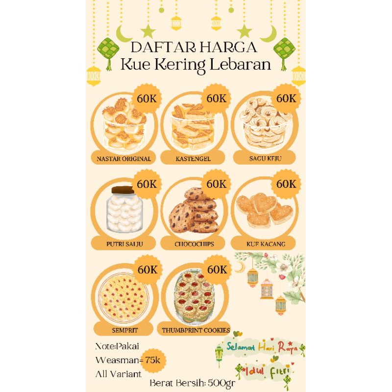 

ANEKA KUE KERING ENAK, MURAH & BERKUALITAS