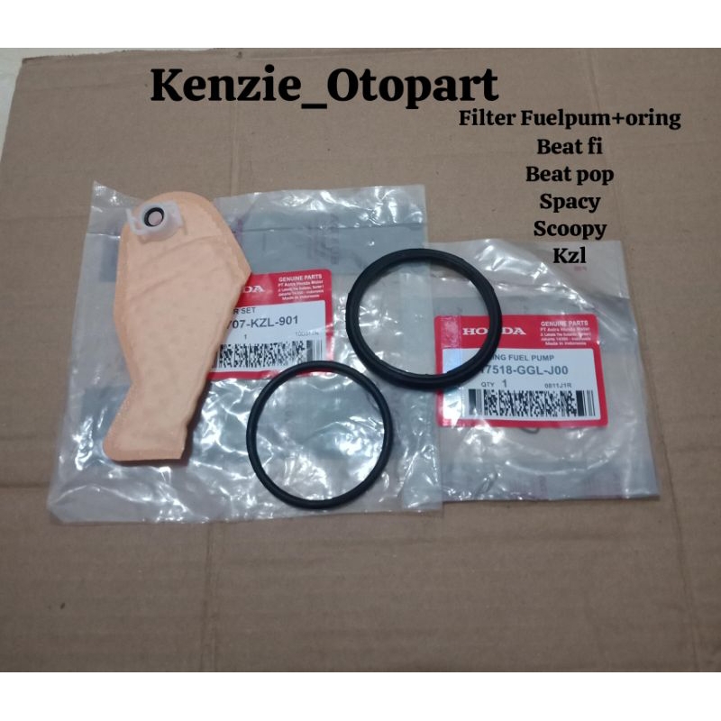 Filter Fuel Pump + Oring Fuel Pump Honda Beat Fi Scoopy Fi Vario 110 Fi Starter Kasar KZL