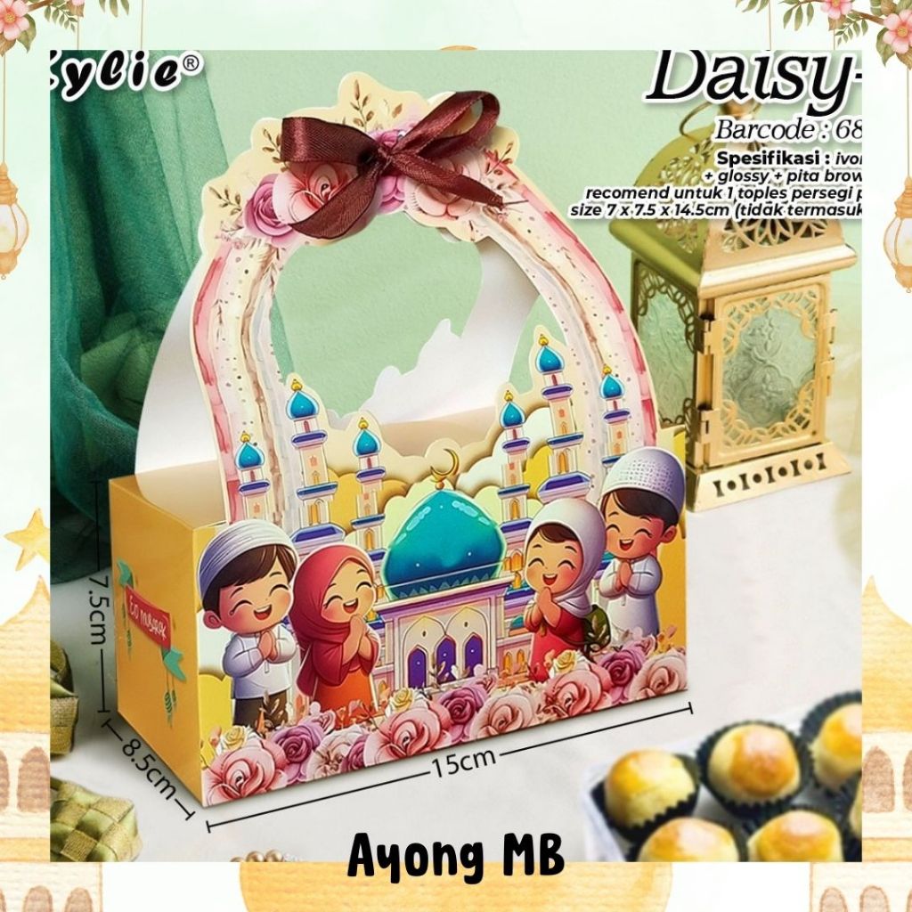 

BOX HAMPERS IDUL FITRI / KOTAK LEBARAN KECIL TOPLES 901 HARDTOP 1PCS