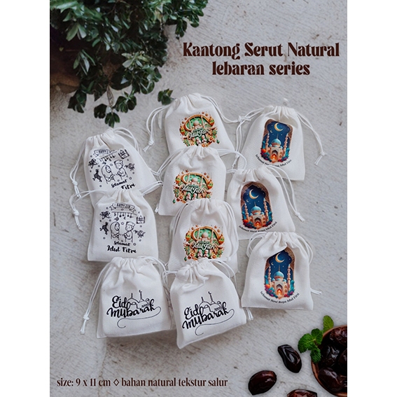 

AMPLOP LEBARAN / KANTONG UANG LEBARAN / KANTONG SERUT NATURAL / ANGPAU LEBARAN IDUL FITRI PREMIUM