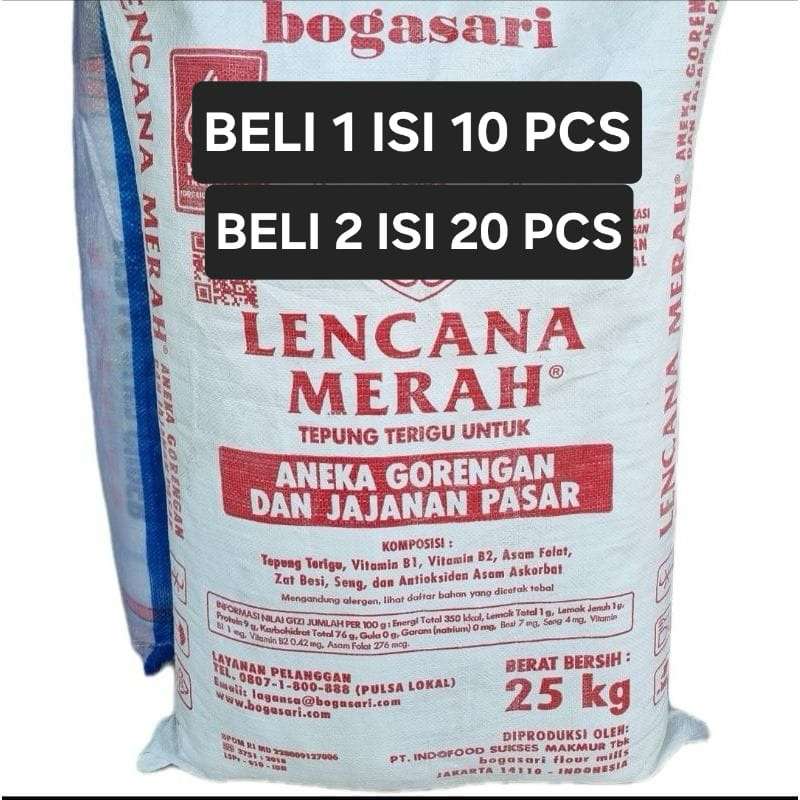 

KARUNG BEKAS TERIGU 25KG ISI 10 PCS