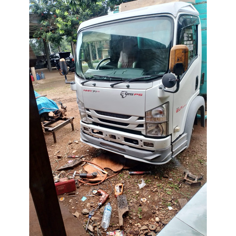 SPOILER TAMBAHAN BAMPER TRUK CANTER Giga Dyna Dutro elf Ragassa Umplong