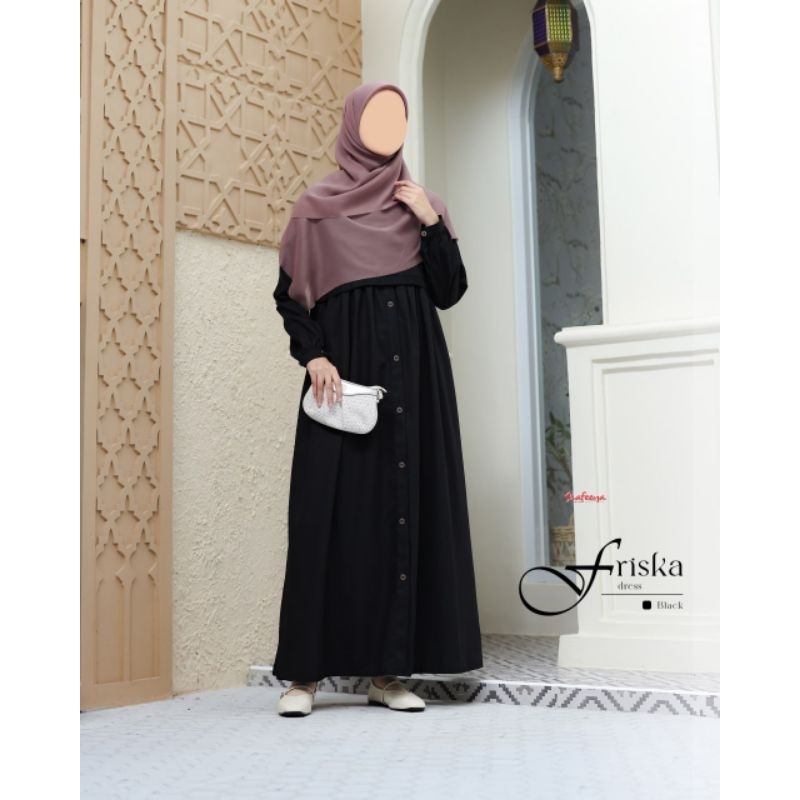 SHAFEEYA - FRISKA DRESS GAMIS TOYOBO POLOS