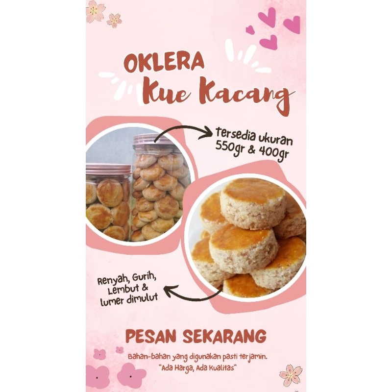 

Kue Kacang 400gr & 550gr - OkLeRa