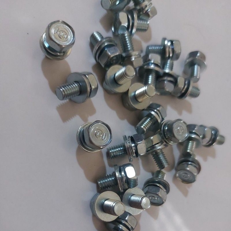 Baut Ori Kunci 10 M6x12 Ring Plat Ring Per Permanen Baut Ori M6x12 Kunci 10