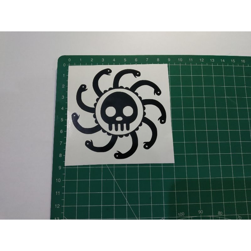 

stiker cutting one piece