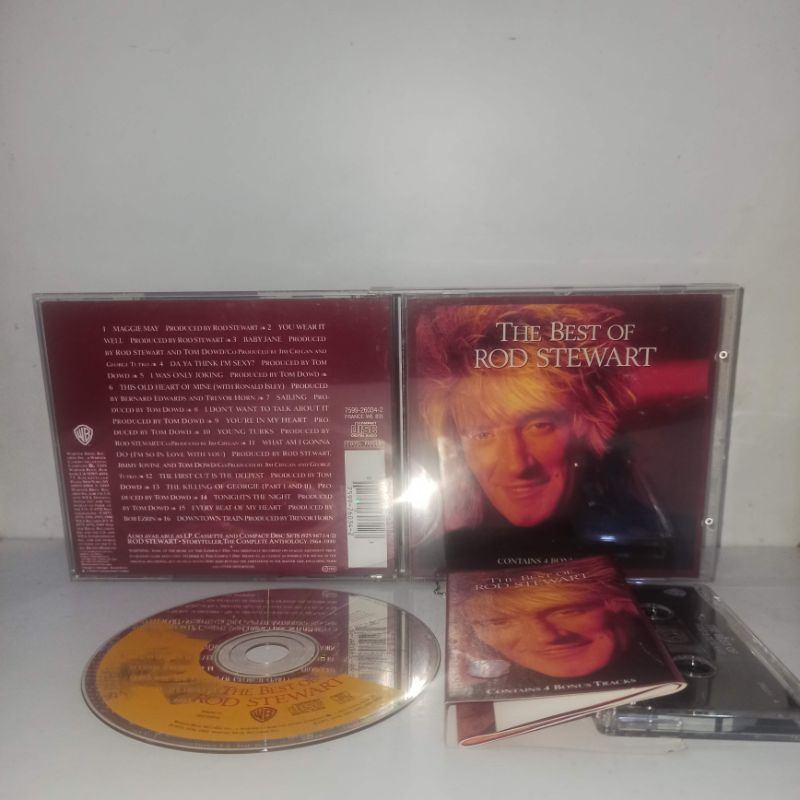 CD& kaset Rod Stewart- Best of Rod Stewart Import