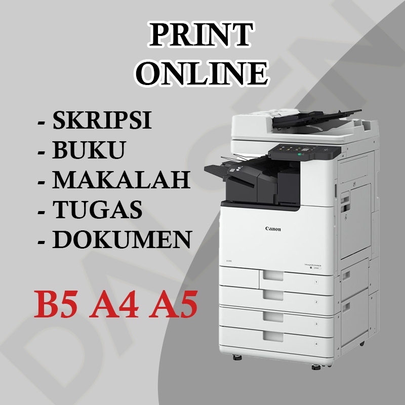 

Jasa Print / Cetak Buku/ Fotocopy / Print Online