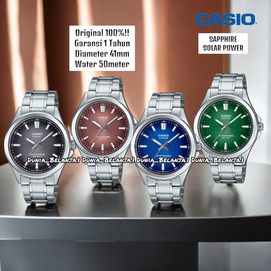 Original 100% CASIO MTS-RS100D-1AVDF MTS-RS100D-2AVDF MTS-RS100D-3AVDF MTS-RS100D-5ADF Jam Tangan Pr