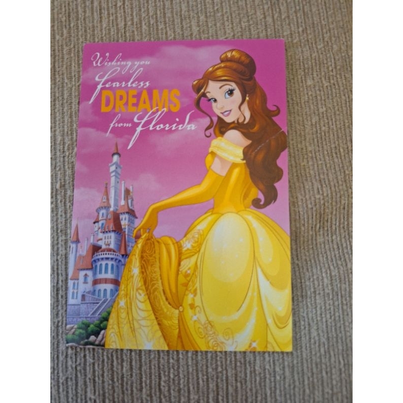 

kartu pos disney princess/disney princess postcard