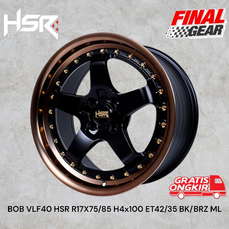 velg mobil celong ring 17 4x100 untuk yaris baleno yaris city vios mobilio dll hsr bob ring17