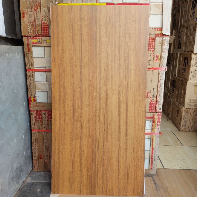 Granit Lantai 60x120 motip kayu mahogani Wood