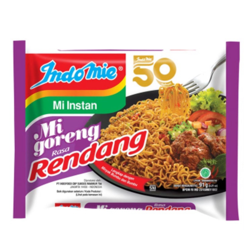 

indomie goreng rendang 1 dus