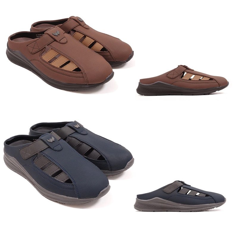 Watchout Sepatu pria bustong slip on kulit kasual original