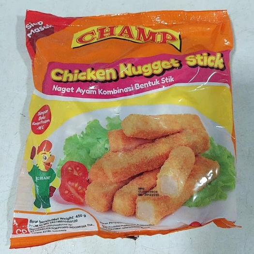 

Champ chicken stick nugget 450 gr