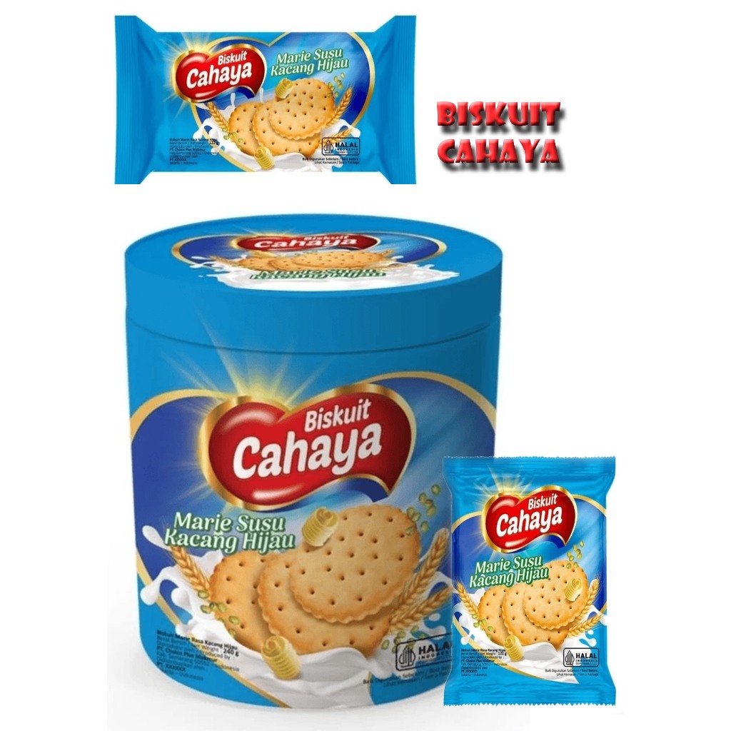 

Biskuit Cahaya | Biskuit kaleng | Biskuit kacang hijau
