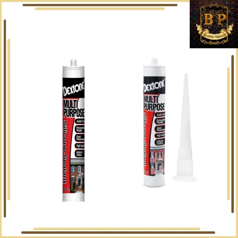 Dextone Multi Purpose Silicone Sealant 300 ml / Lem Dextone Silicone Kaca 300ml