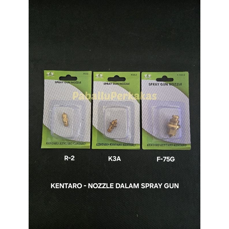 Kentaro Nozzle Dalam Spray Gun F75 K2 R2 K3 / Spray Gun Nozzle Kuningan