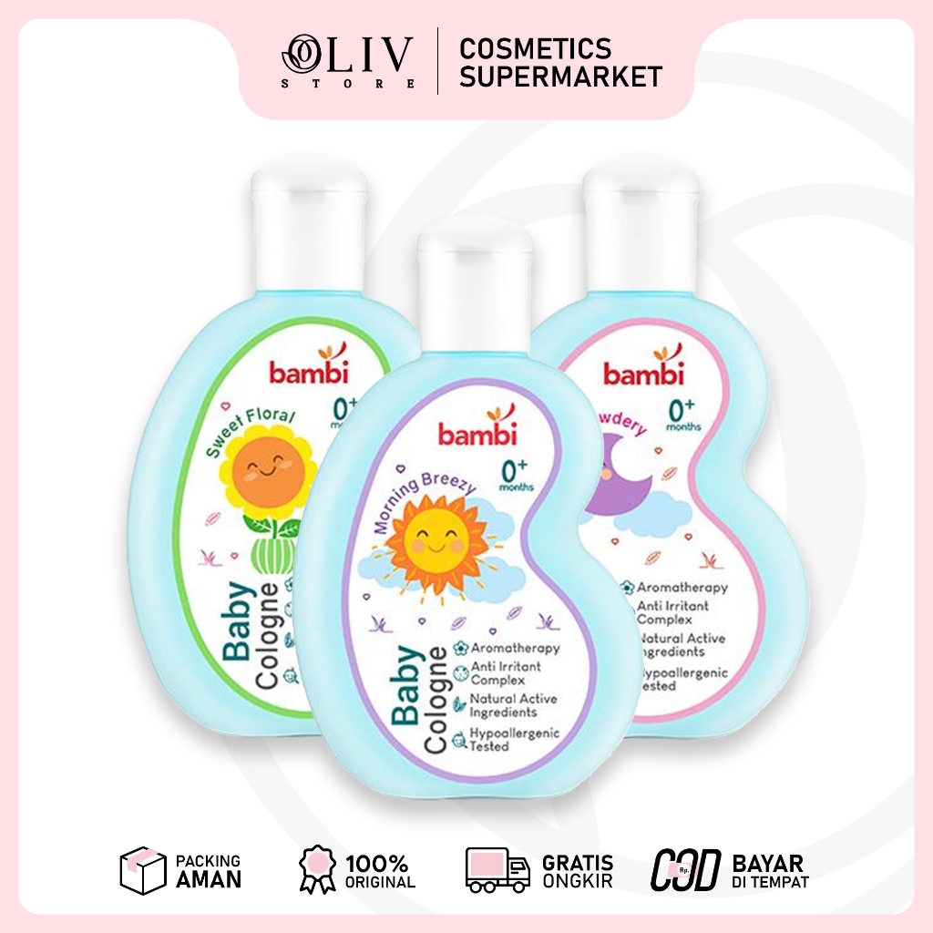 Bambi Baby Cologne 100ml | Parfume Bayi