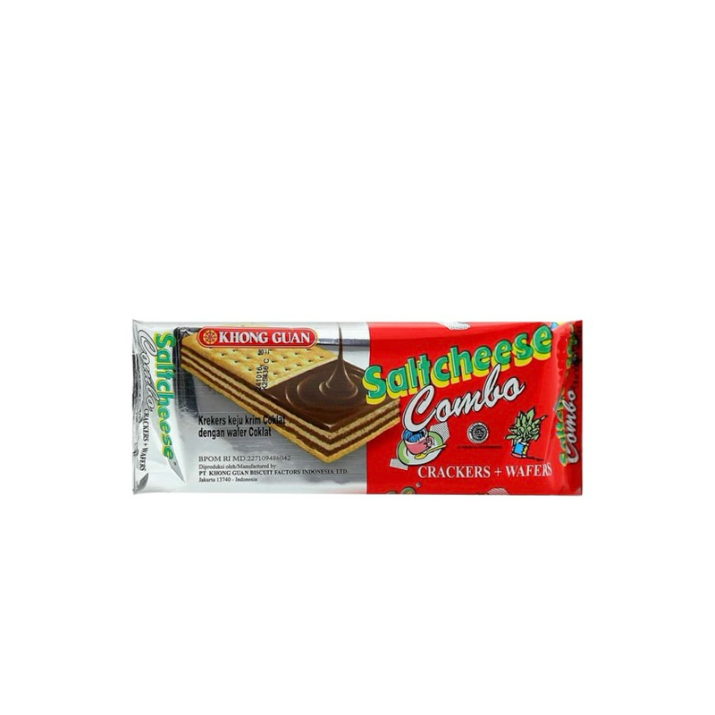 

Khong Guan Saltcheese Combo Crackers + Wafer 175 gr