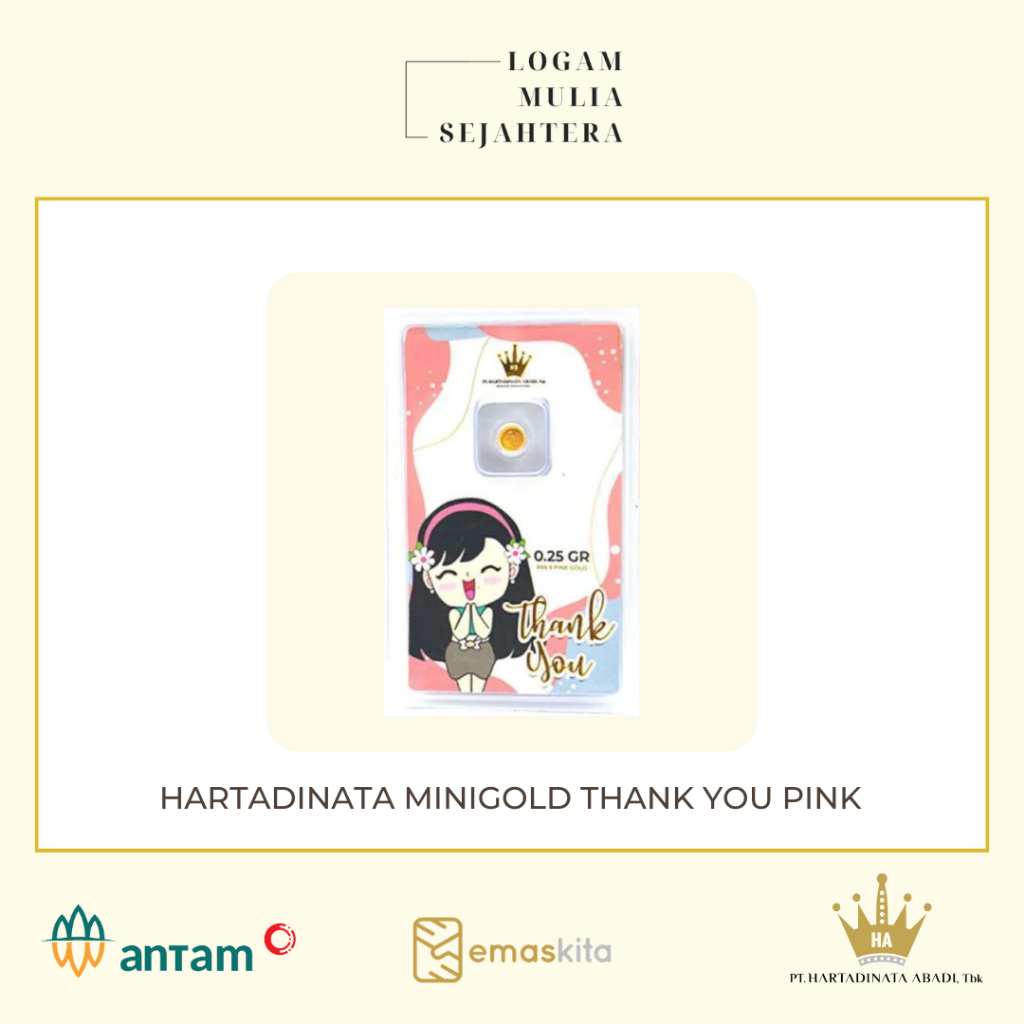 LOGAM MULIA HARTADINATA THANK YOU SERIES 0.5Gr