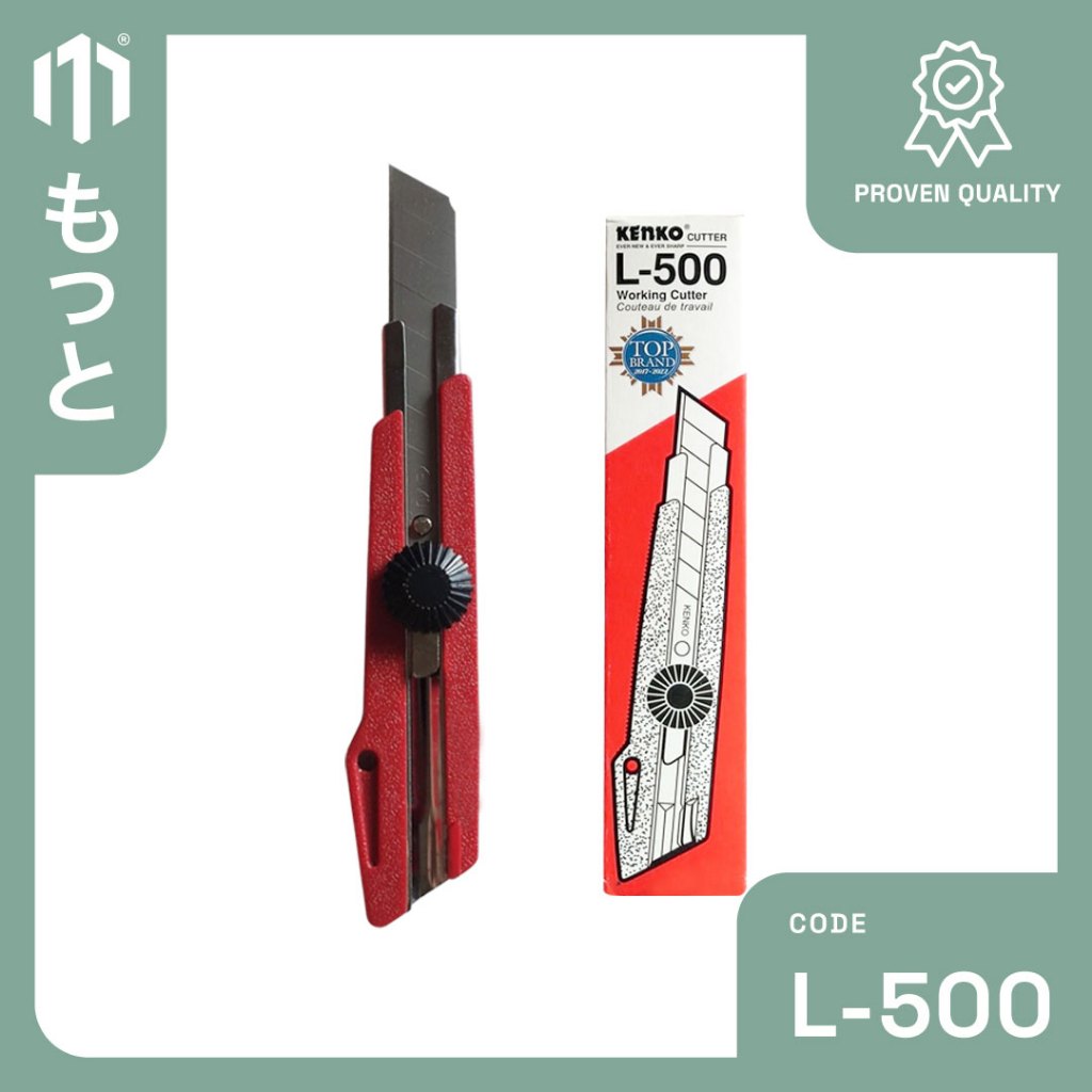 

Kenko Cutter L-500 - 18mm Blade - Pemotong Kertas