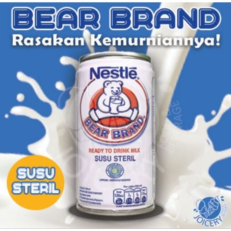 

susu beruang 189 ml exp 2026 gratis bubble wrap+kardus