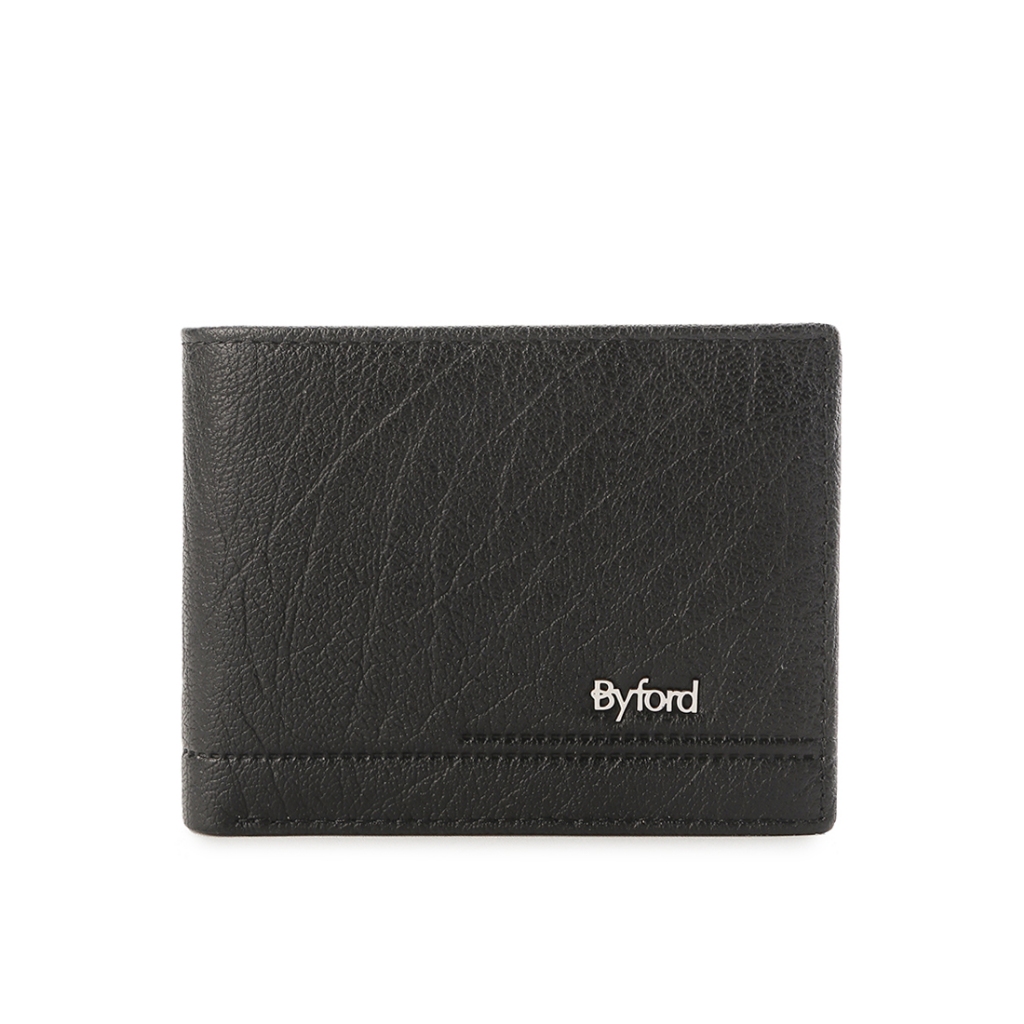 Byford Dompet Lipat Pendek Pria Kulit Men Leather Short Wallet 2211412303BLA