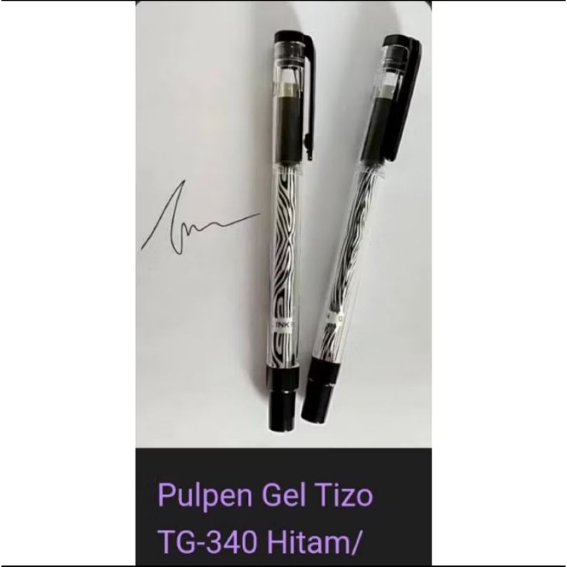 

Ay00! Pulpen Gel liner TIZO TG340 Hitam & Biru BallLiner Bulpen Ball liner Pen Gel Tizo TG340 Isi 12