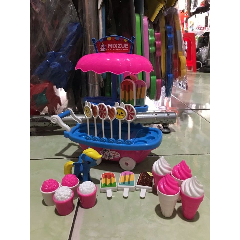 Sendy toys mainan ice cream mixue