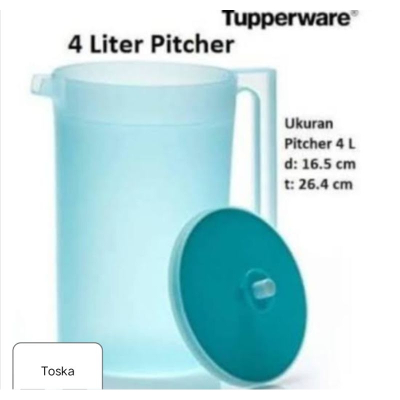 Tupperware Pitcher 4L
